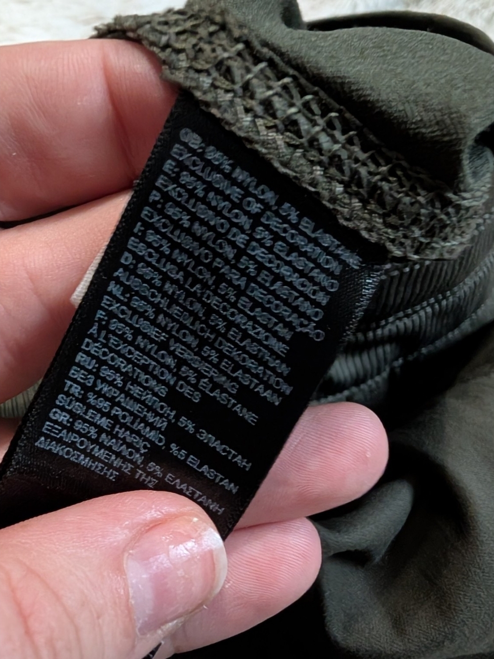 The North Face Olive Green Drawstring Outdoor Jogger Capri Pants Size Large - Picture 5 of 13